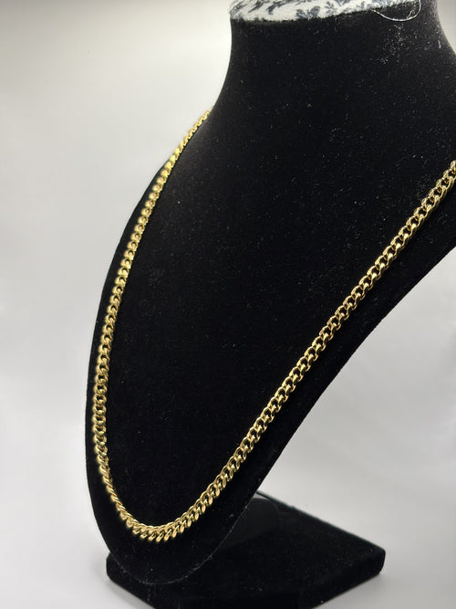 4MM Cuban Curbed Chain