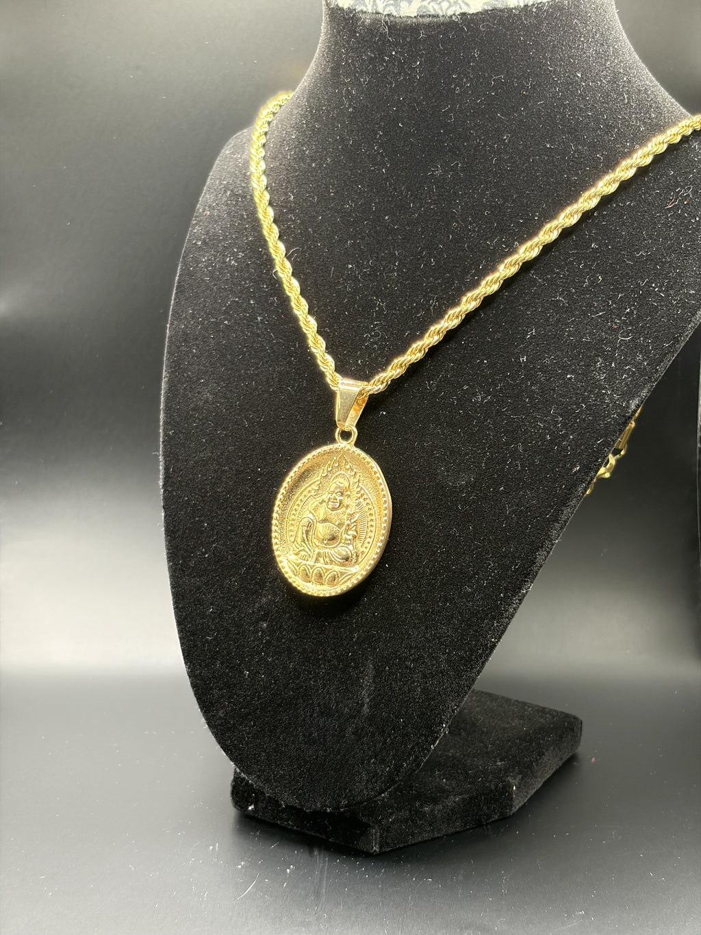 Gold Budha Chain