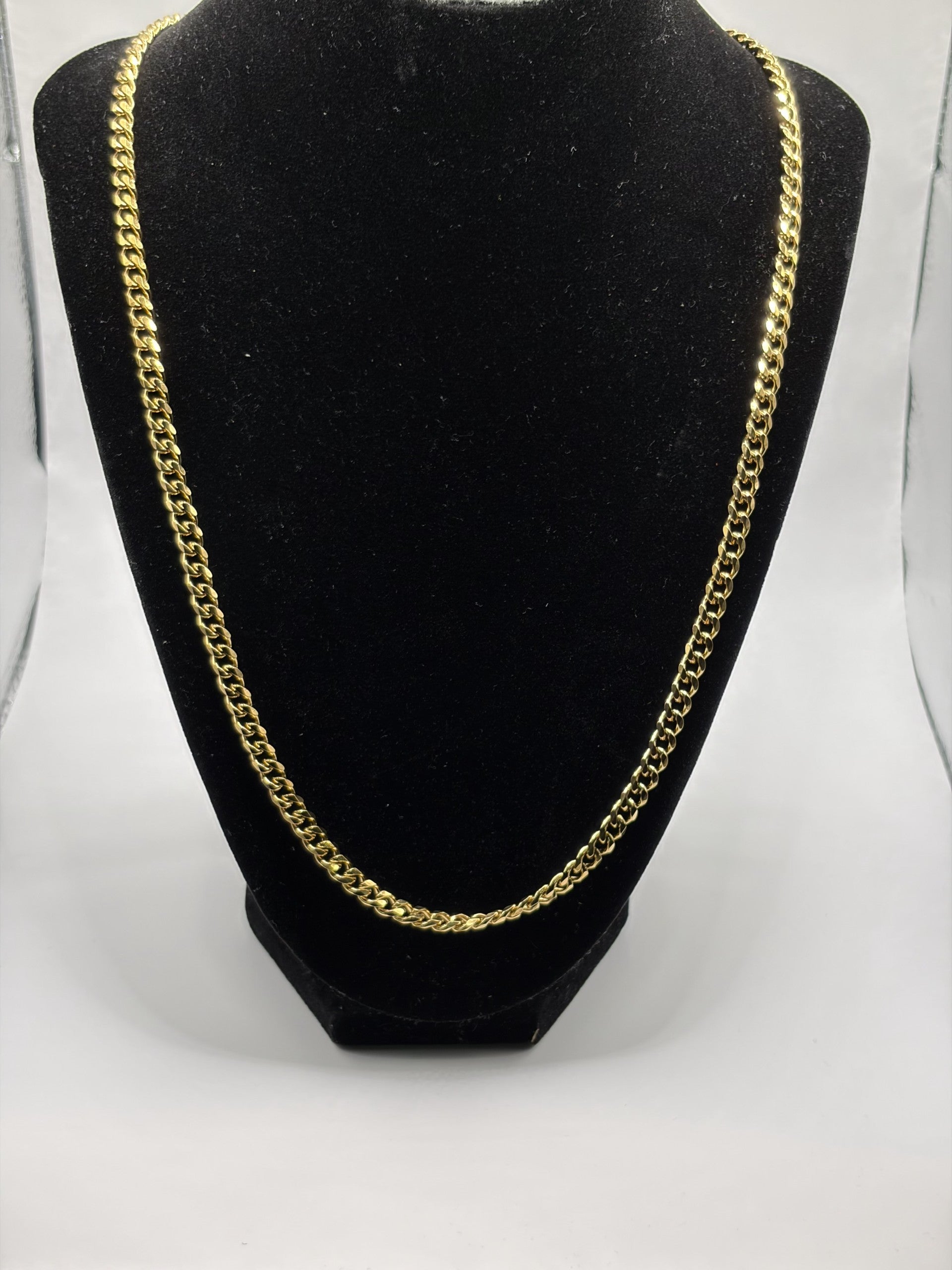 4MM Cuban Curbed Chain