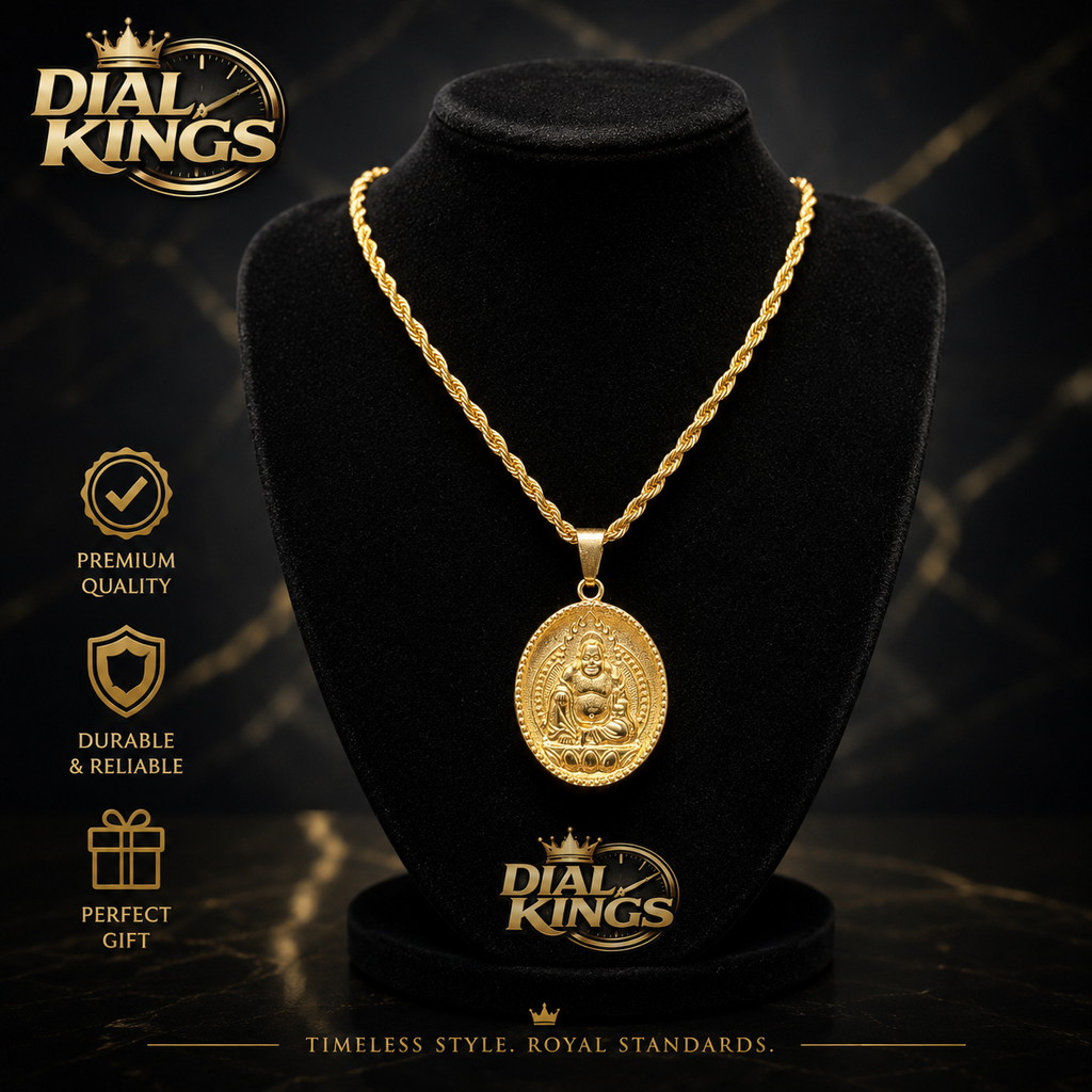 Gold Budha Chain