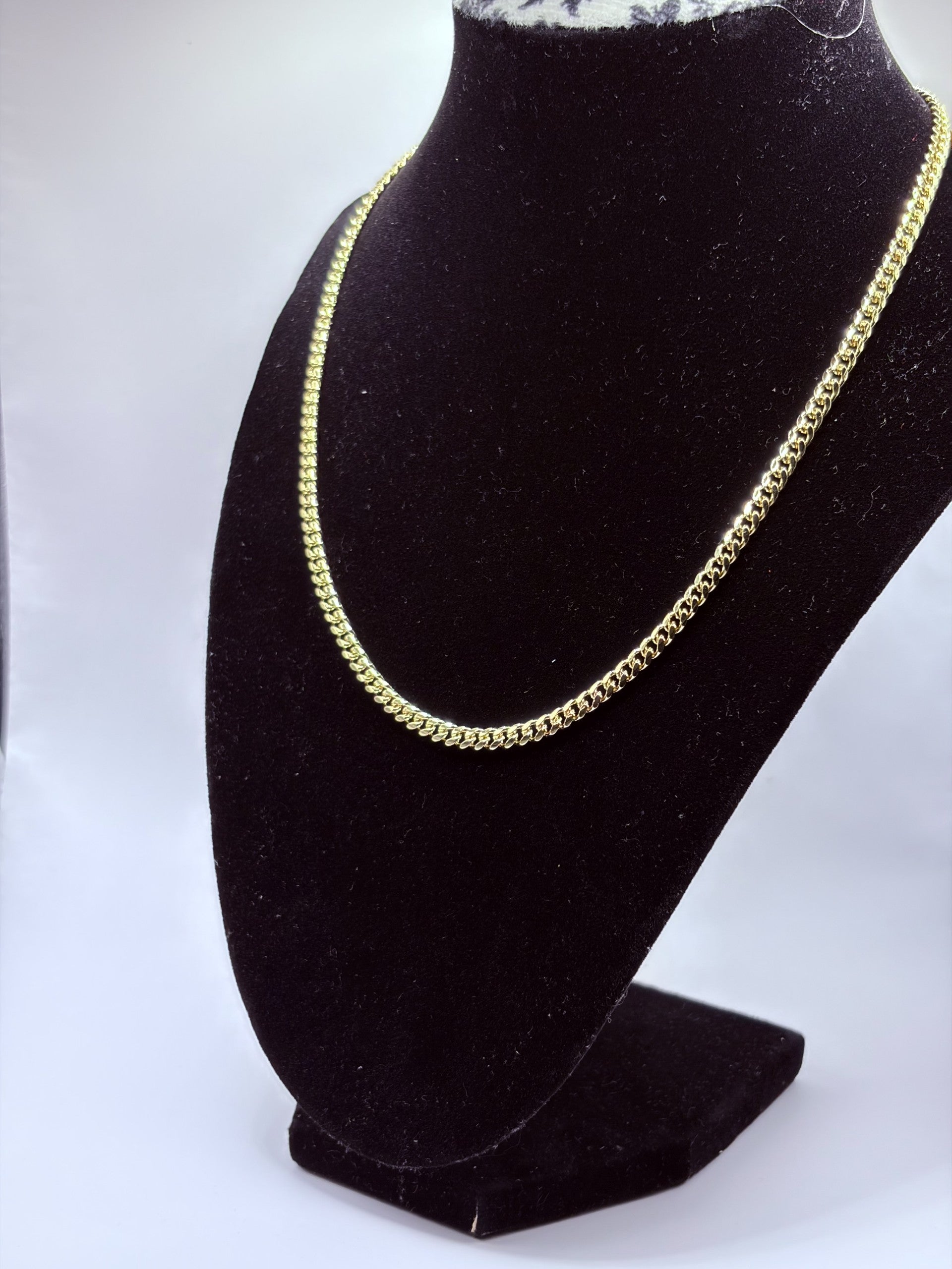 Gold plated Cuban Curb Chain