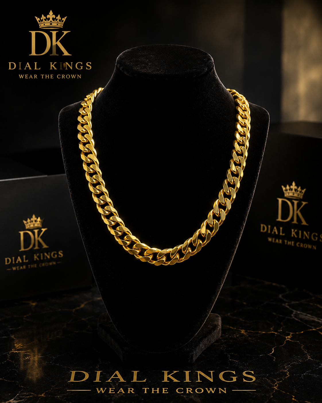 8MM Gold Cuban Chain