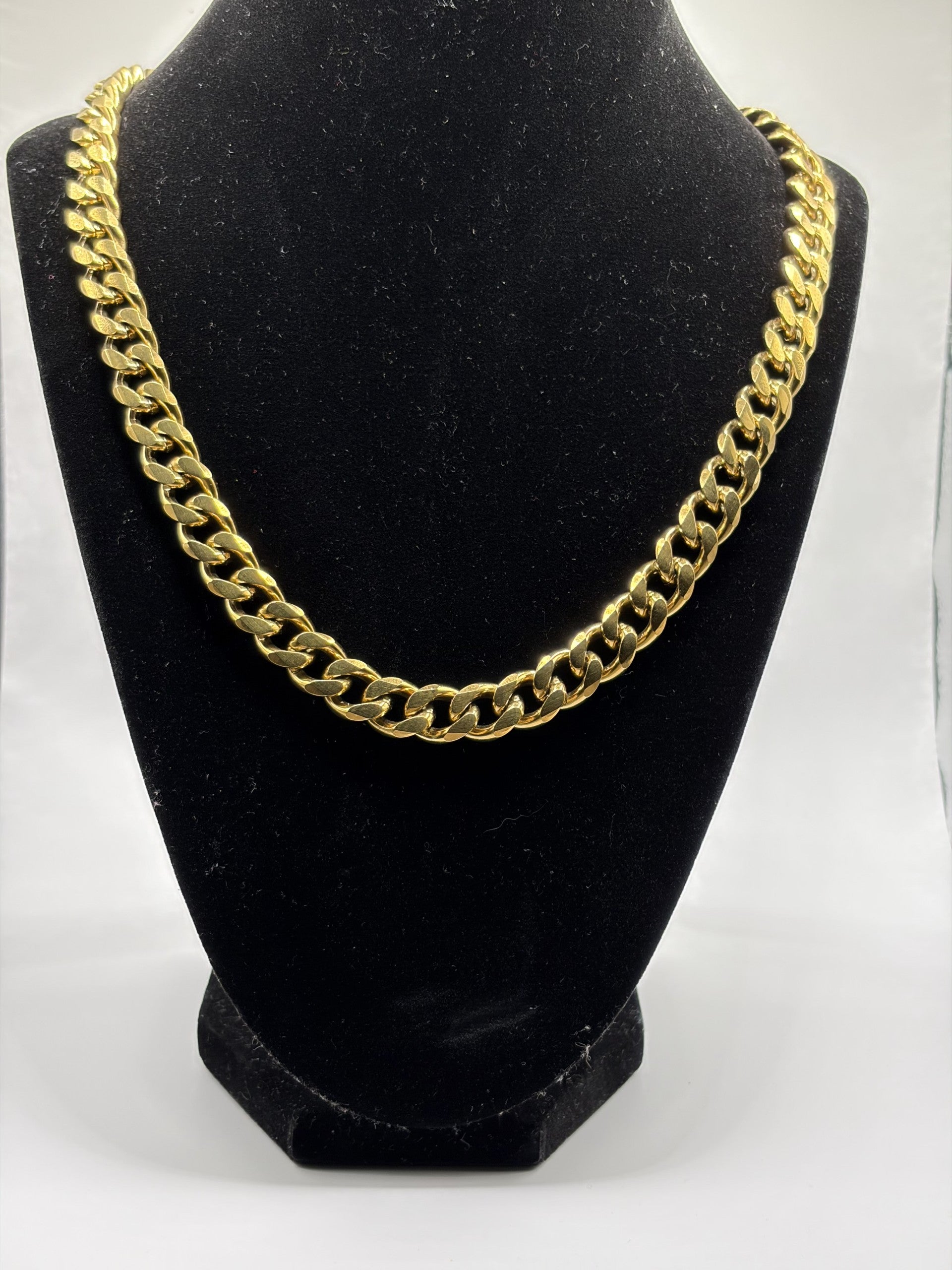 8MM Gold Cuban Chain