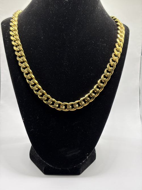 8MM Gold Cuban Chain